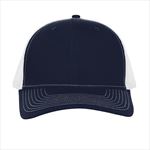 Navy with White Mesh Front